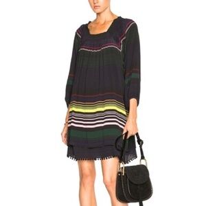 Apiece Apart Multicolor Striped Dress, Size 6